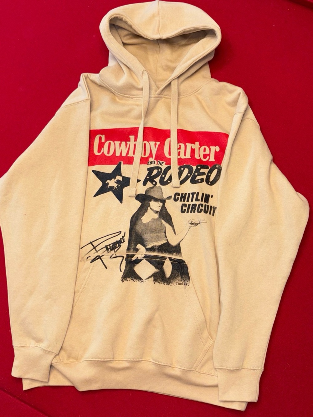Beyoncé Cowboy Carter Rodeo Hoodie - Cream